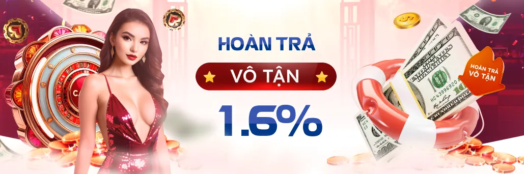 Hoàn trả 1.6% mỗi ngày, rút nhanh không yêu cầu vòng cược. BOM88