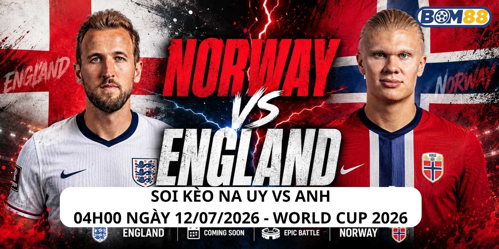 Đánh giá phong độ gần đây của Na Uy vs Anh