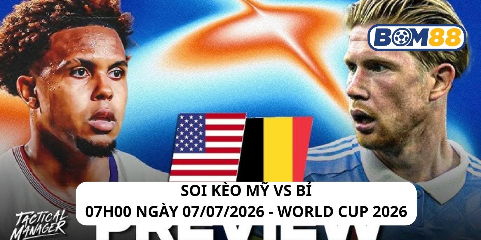 Đánh giá phong độ gần đây của Mỹ vs Bỉ