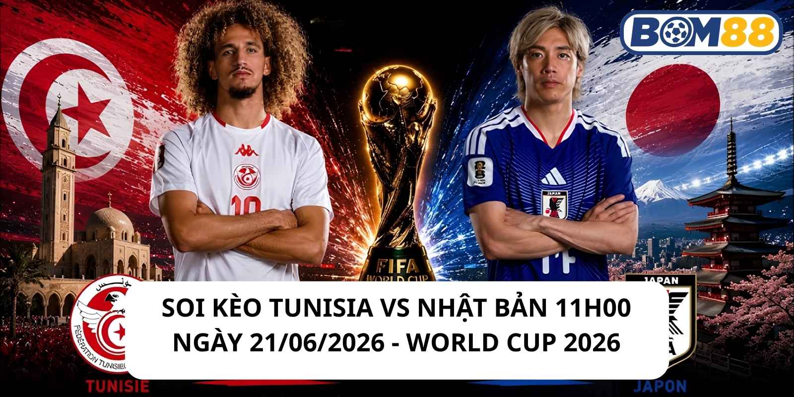 Đánh giá phong độ gần đây của 2 đội Tunisia vs Nhật Bản