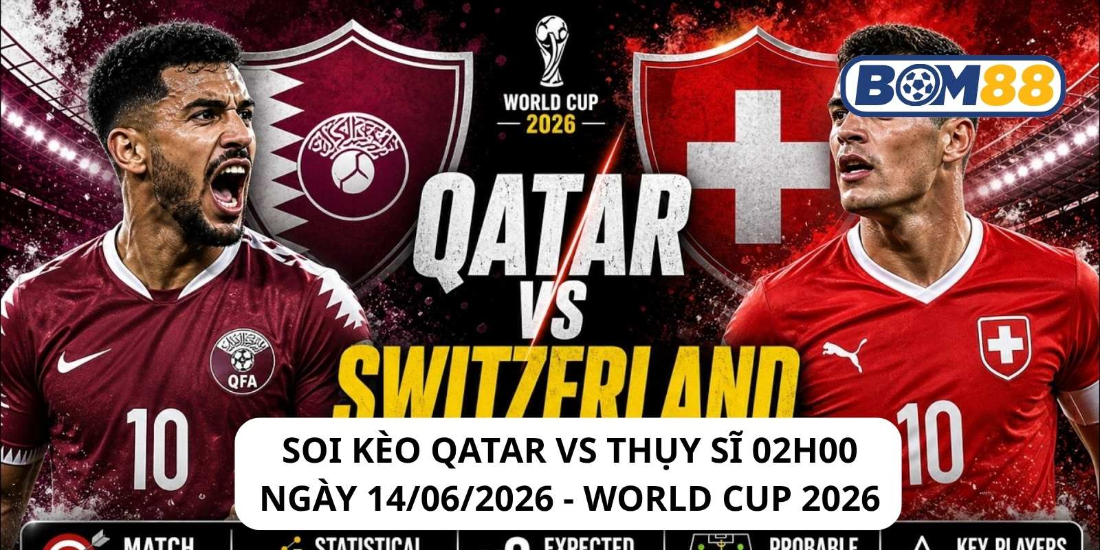 Đánh giá phong độ gần đây của 2 đội Qatar vs Thụy Sĩ