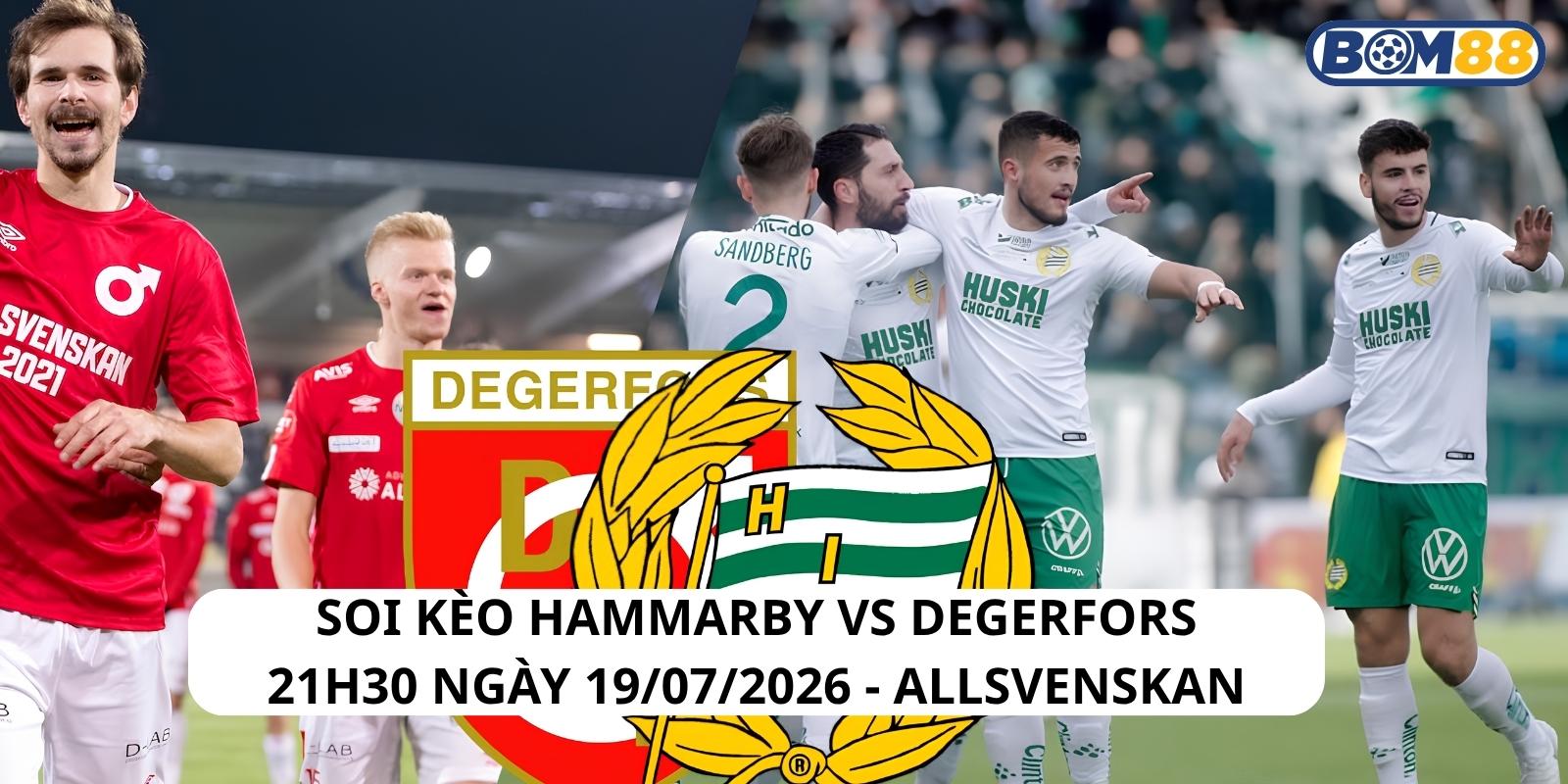 Đánh giá phong độ gần đây của Hammarby vs Degerfors