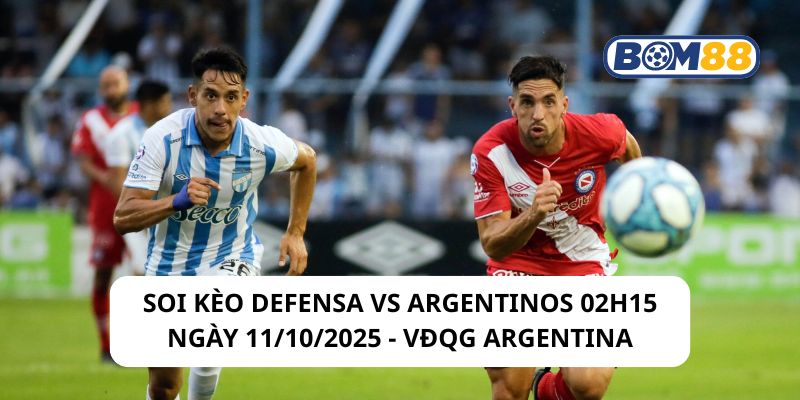 Soi kèo Defensa vs Argentinos 02h15 ngày 11/10/2025