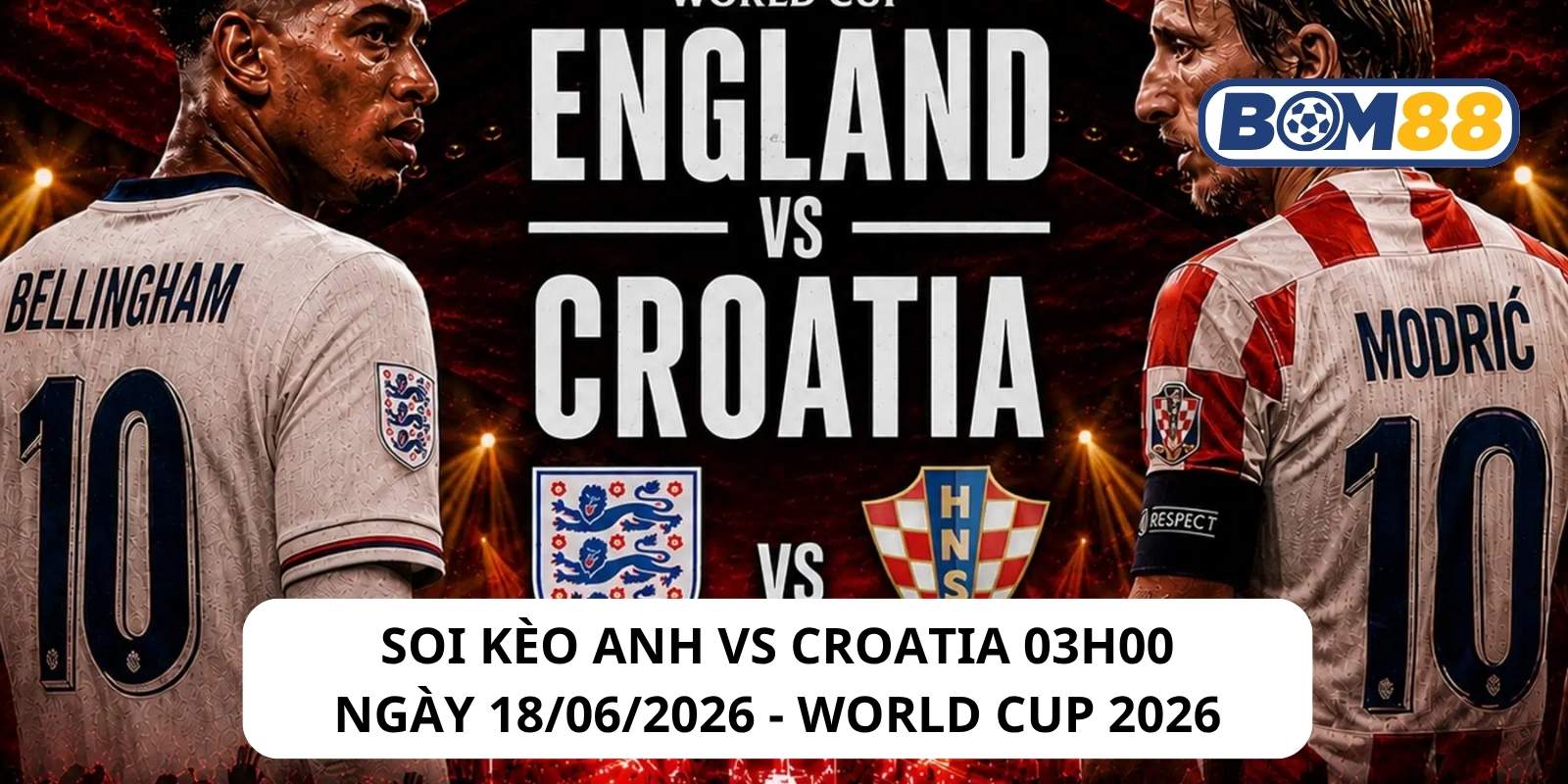 Đánh giá phong độ gần đây của 2 đội Anh vs Croatia